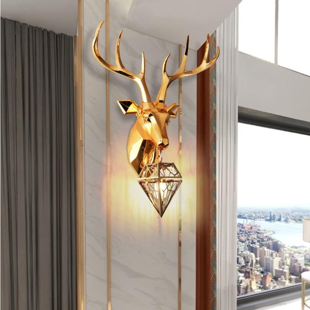 Deer store wall light