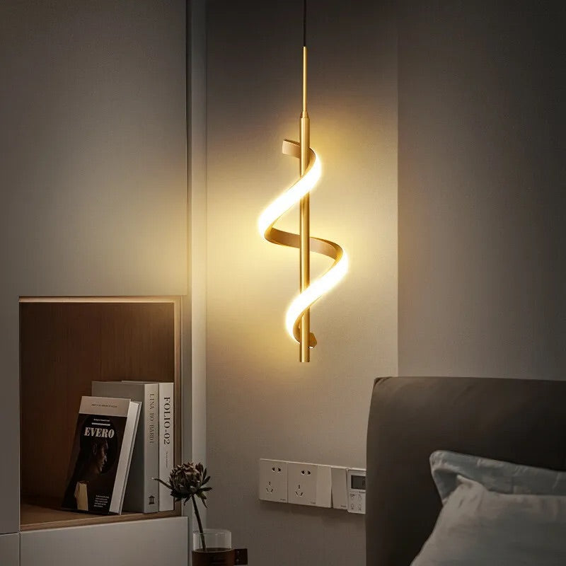 Acrylic and deals gold pendant light