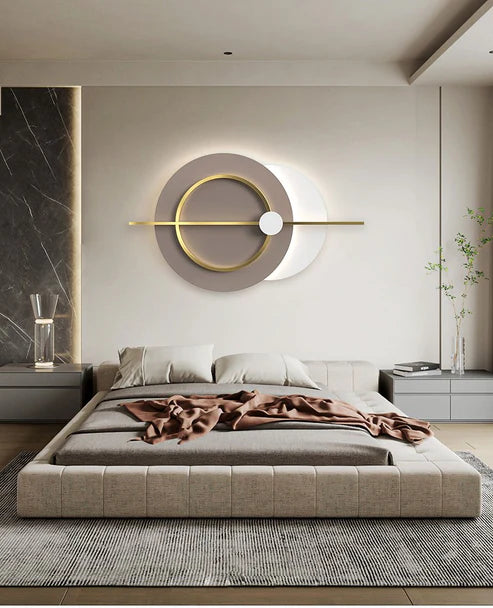 HDC LED Modern Metal Wall Art For Home Decor