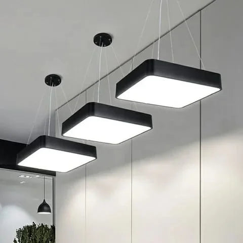 Hdc LED Solid Square Office Led Pendant Hanging Lamp