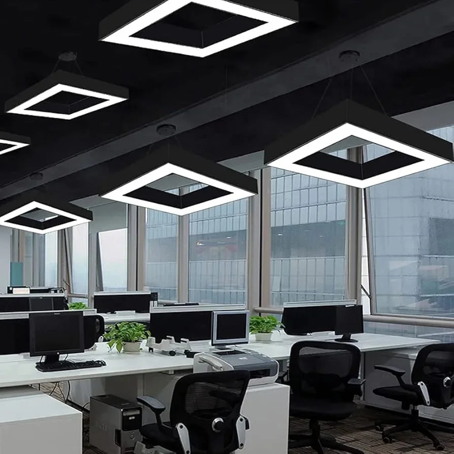 Hdc LED Hollow Square Office Led Pendant Hanging Lamp