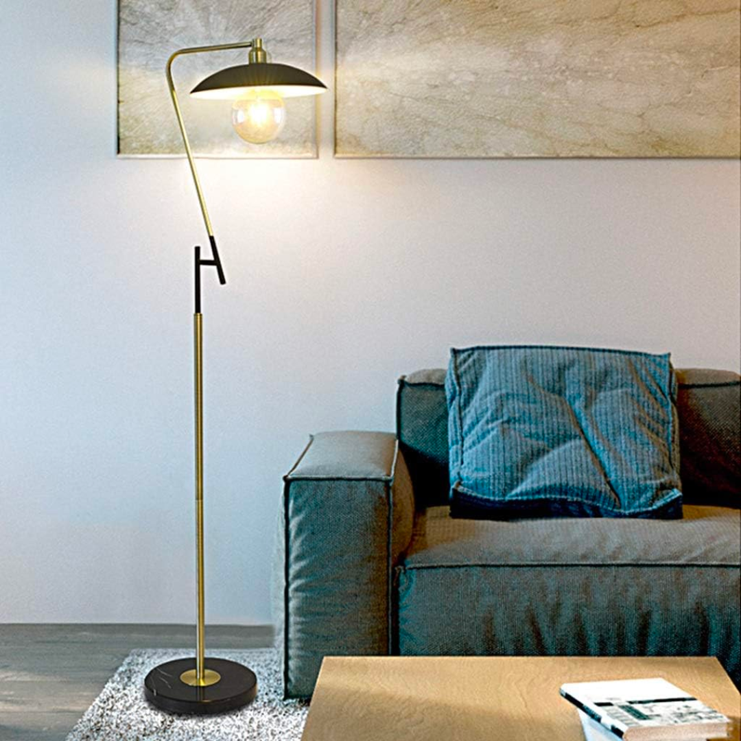 Hdc Modern Marble Floor Lamp Living Room Bedside Fishing Deco Lighting Luminaire Standing Pole Lamp