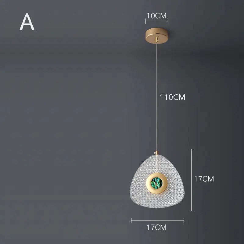 HDC Modern Led Acrylic Pendant Lamp Ceiling Light - Tricolor