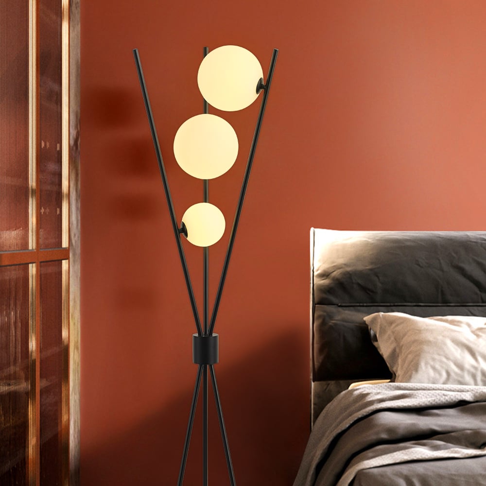 HDC Creative Personality 3 Light Moon Floor Lamp