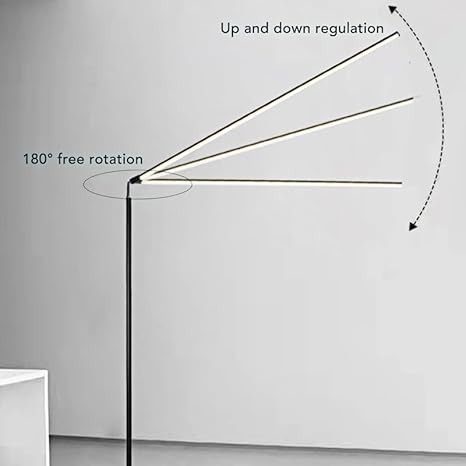 Hdc Modern Straight Linear Floor Lamp For Living Room, Study Table