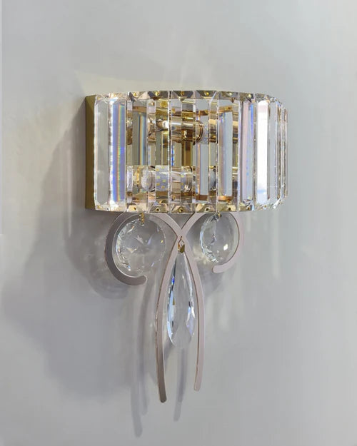 Hdc Modern Luxury Crystal Prism Drop Pendant Wall Light