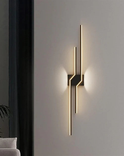 Hdc 600mm Parallel Strip Modern Led Wall Light - Tricolor