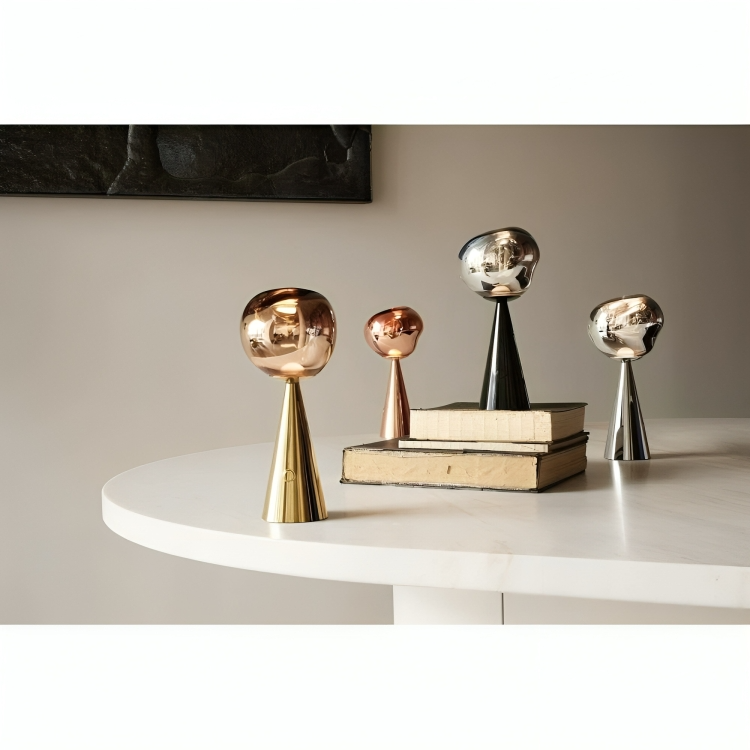 Hdc Melt Portable Table Lamp Rose Gold