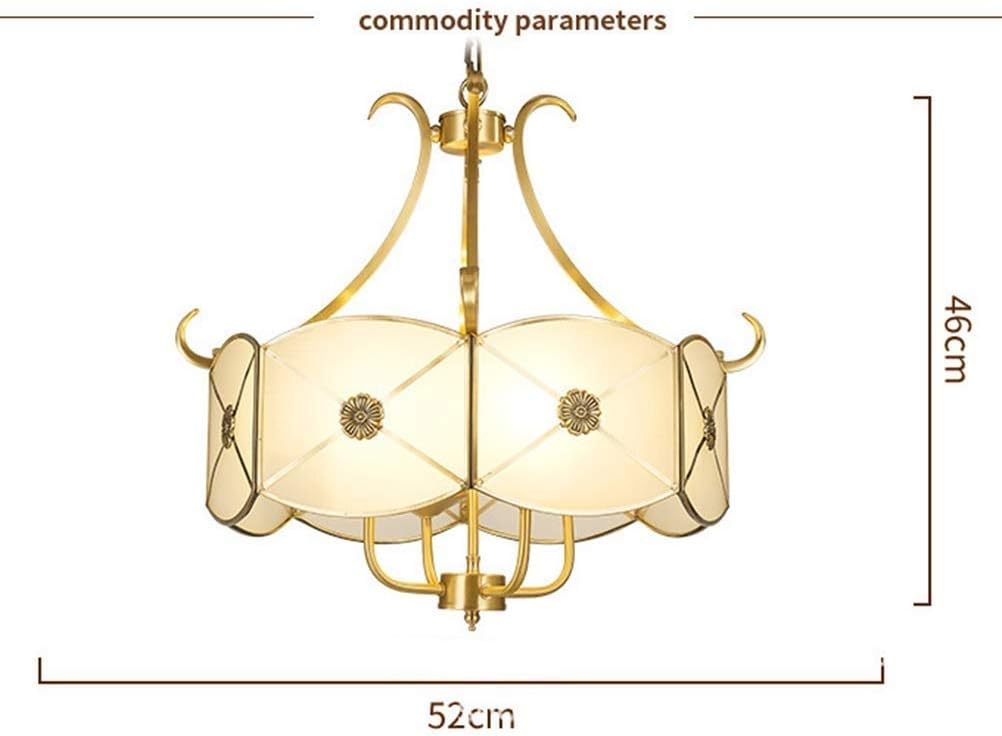 Hdc Minimalist European Creative All Copper Study Bedroom Restaurant Ceiling Light