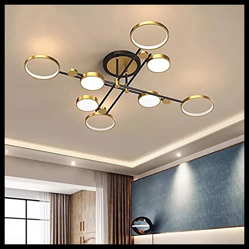 HDC 8 Head Golden Ceiling Chandelier