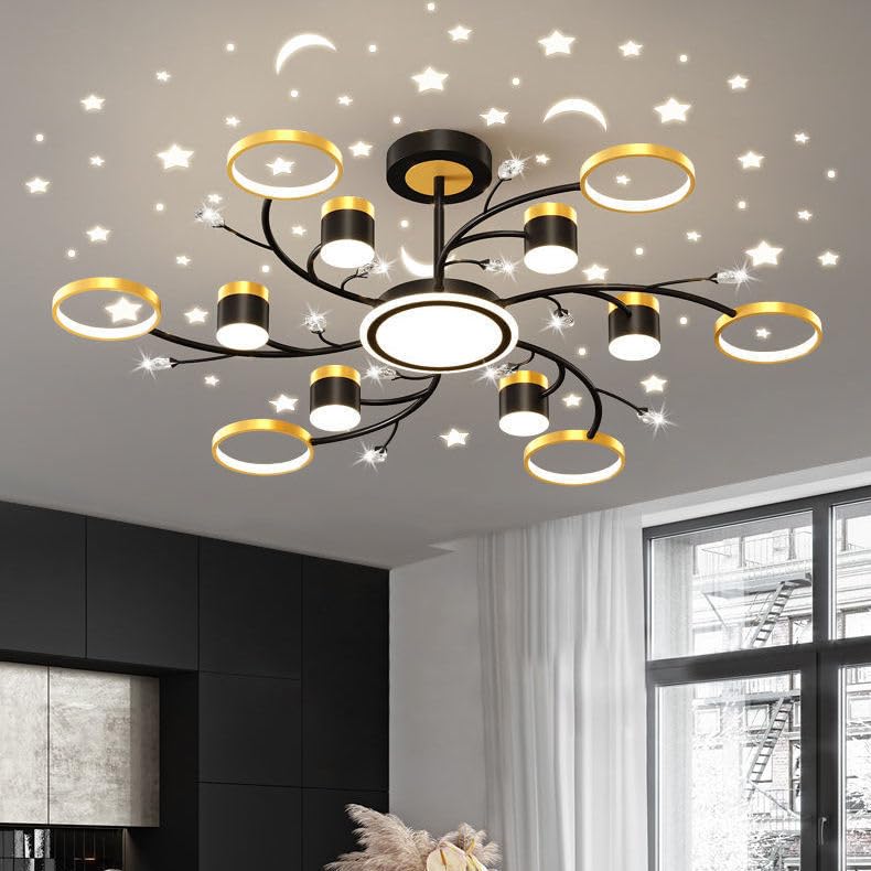 Acrylic modern led sales chandelier lights