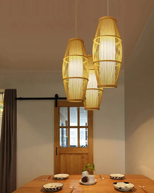 HDC Vintage Pastoral Bamboo Pendant Light