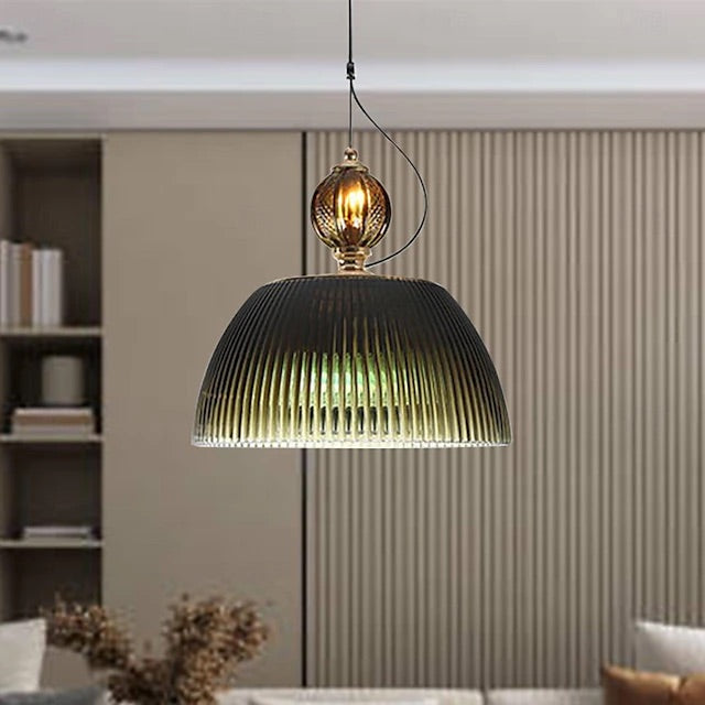 Hdc Vintage Glass Shade Design Pendant Lamp