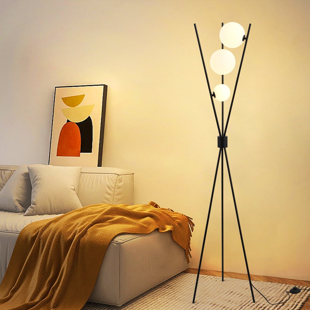 HDC Creative Personality 3 Light Moon Floor Lamp