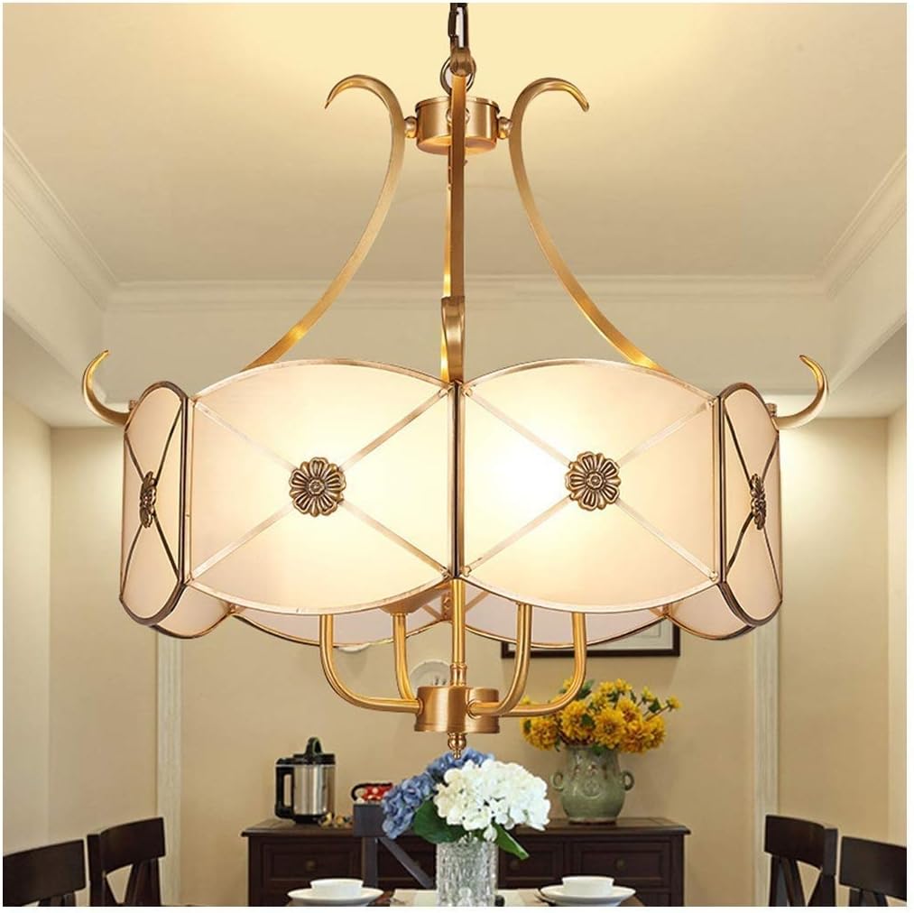 Hdc Minimalist European Creative All Copper Study Bedroom Restaurant Ceiling Light