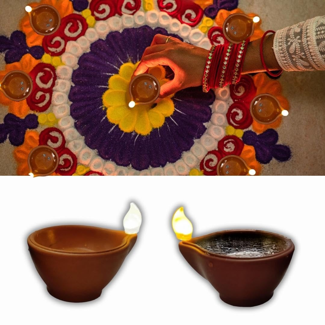 Diya hdc water diya festival diwali special led water diya