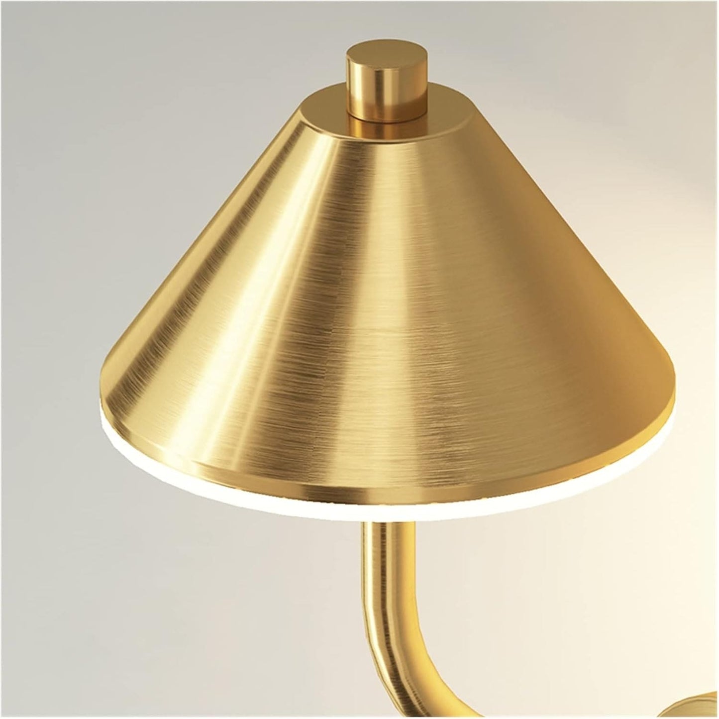 Hdc Double Headed Modern Copper Umbrella Decorative Oyster LED Wall lamp