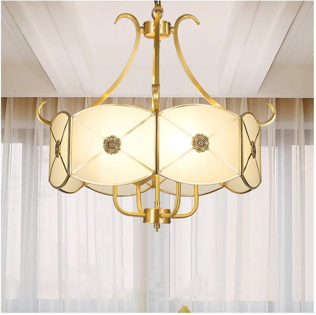 Hdc Minimalist European Creative All Copper Study Bedroom Restaurant Ceiling Light