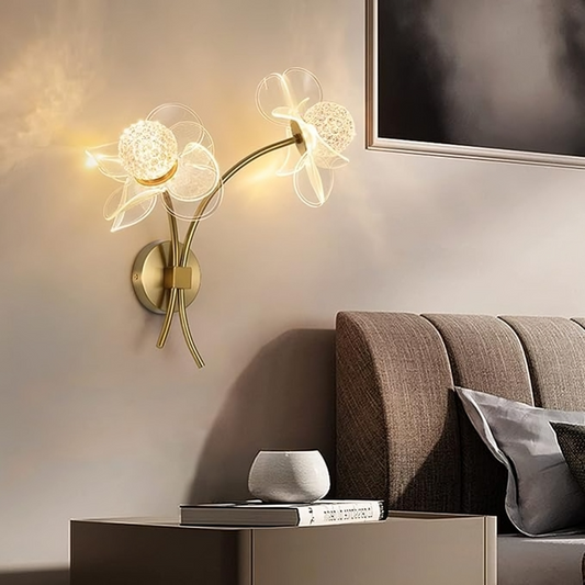 Hdc Acrylic Flower Wall Light LED Wall Lamp For Living Room Bedroom