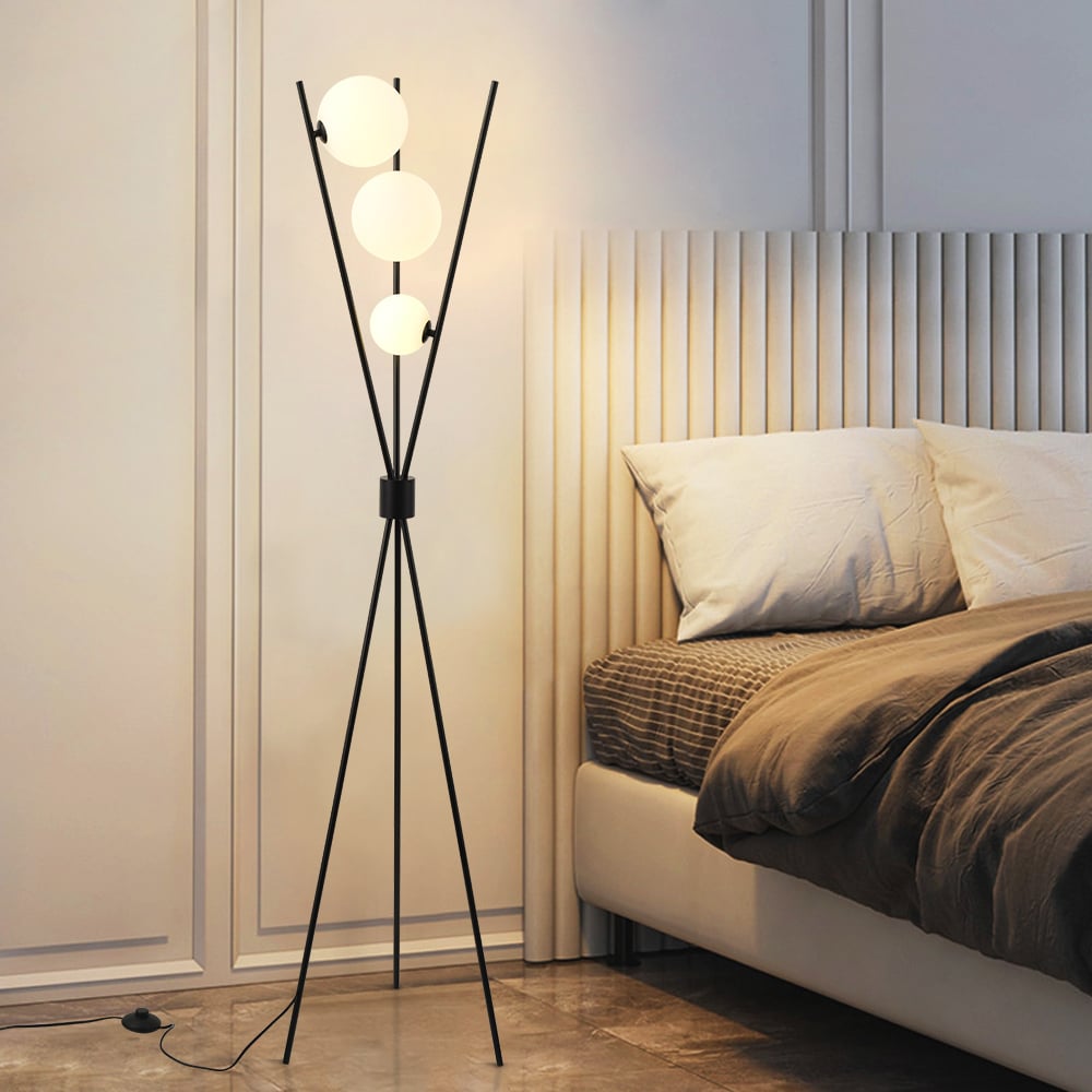 HDC Creative Personality 3 Light Moon Floor Lamp