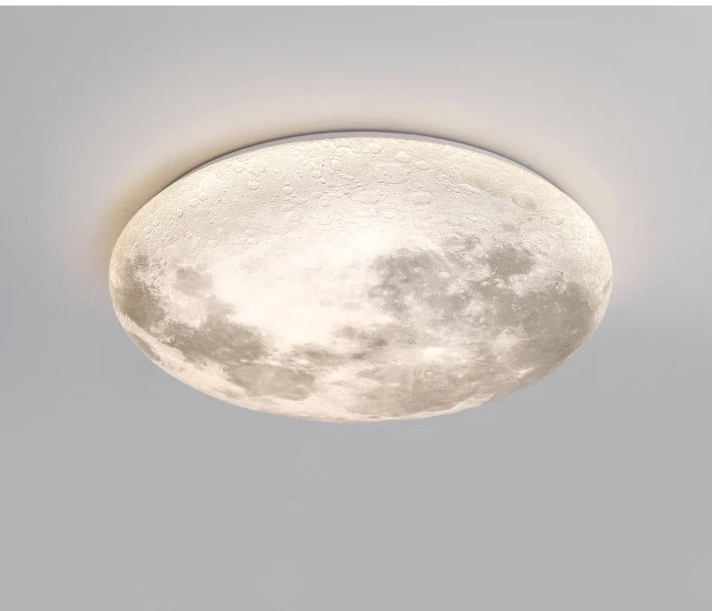 HDC Modern Home Decoration LED Planet Moon Wall Night Light Bedside Ceiling Light Wall Lamp for Bedroom Living Room