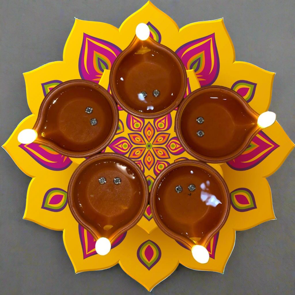 Diya hdc water diya festival diwali special led water diya