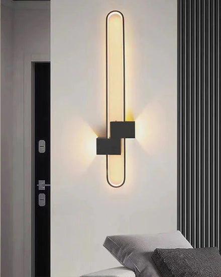 Hdc 600mm Long Strip Linear Modern Led Wall Light - Tricolor