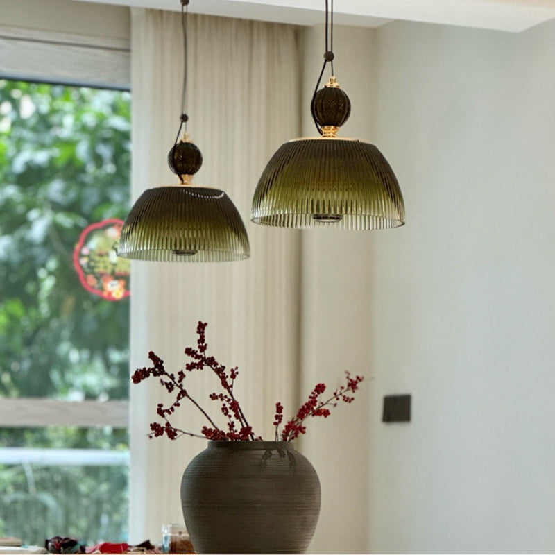 Hdc Vintage Glass Shade Design Pendant Lamp