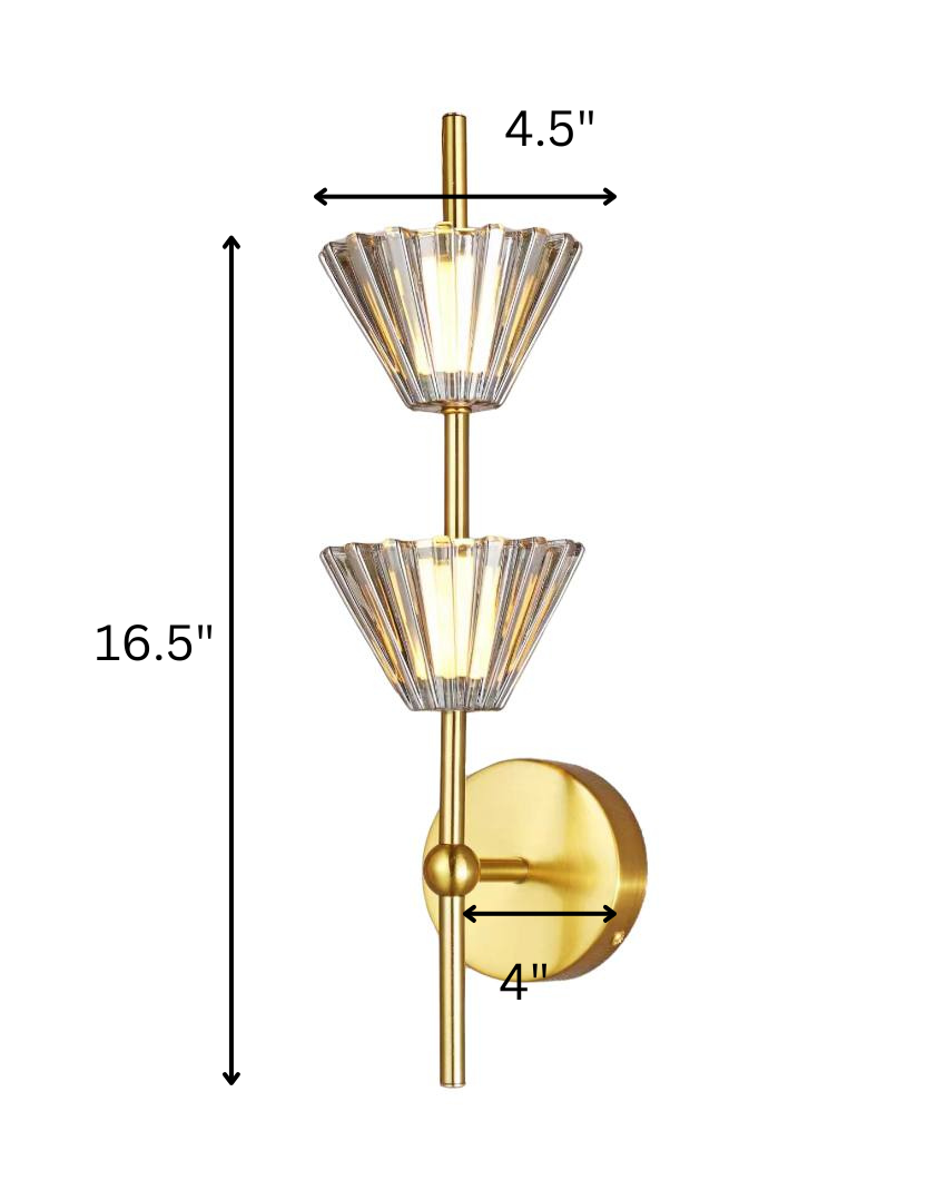 Hdc Double Headed Modern Umbrella Decorative LED Wall lamp