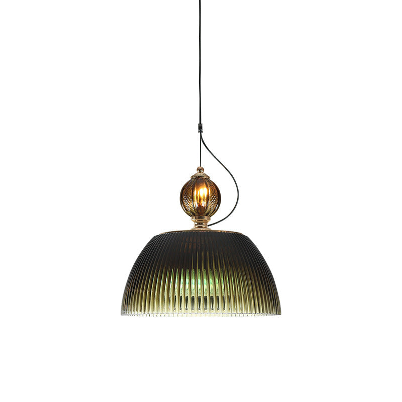 Hdc Vintage Glass Shade Design Pendant Lamp