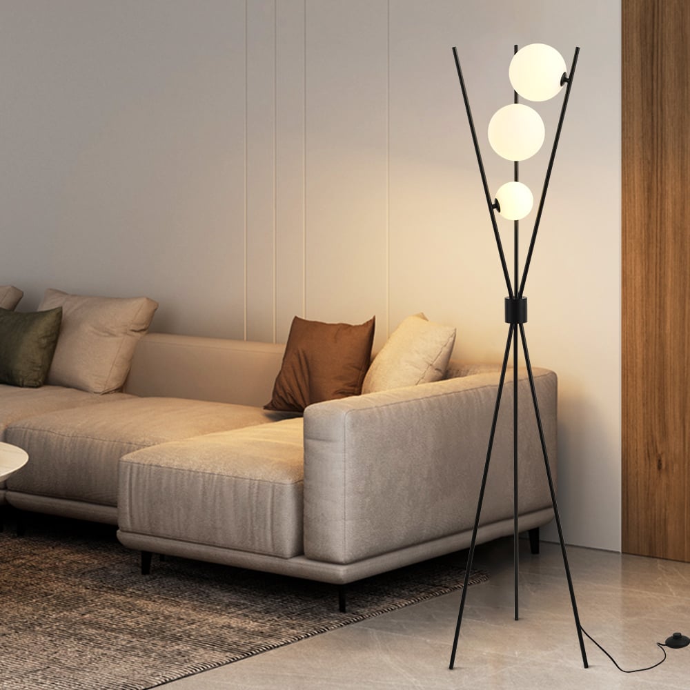 HDC Creative Personality 3 Light Moon Floor Lamp