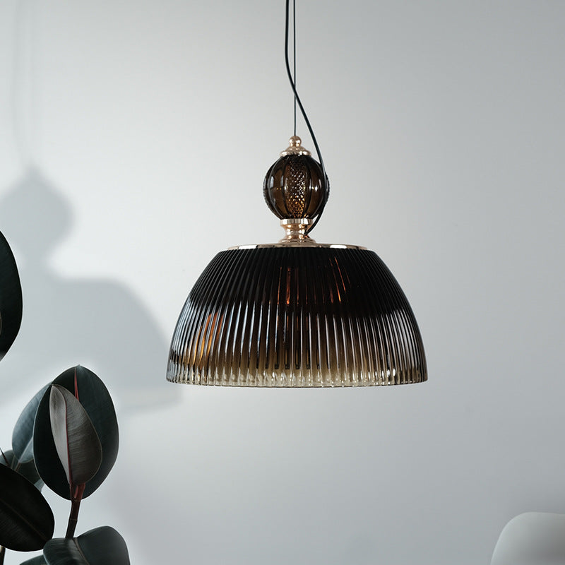 Hdc Vintage Glass Shade Design Pendant Lamp