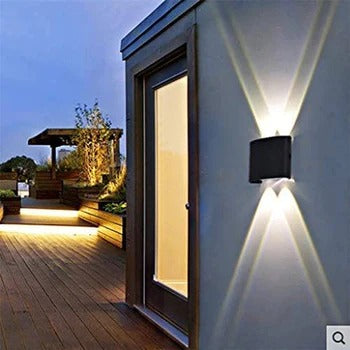 HDC 4W U Shape IP65 Waterproof Outdoor Wall Lights Up and Down LED Po