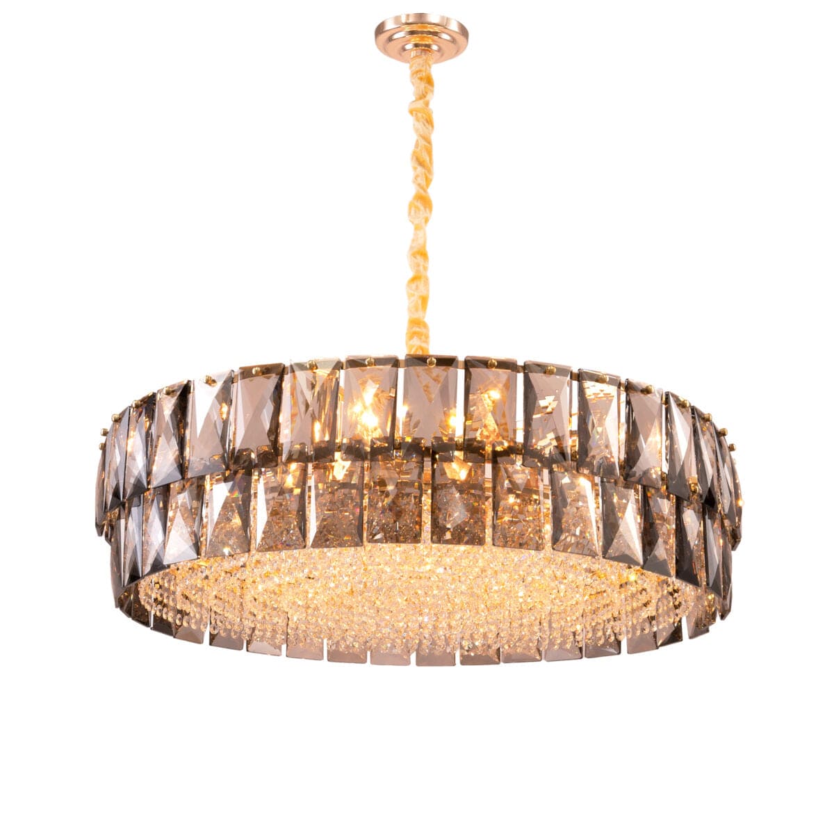 Hdc 800mm Modern Simple Round Villa Decorative Crystal Chandelier