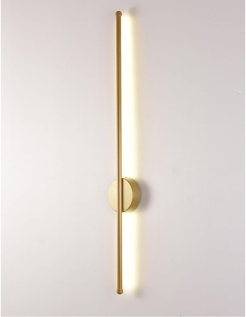 HDC Led Gold Long Tube Wall Light