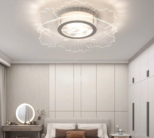 Hdc Flush Mount Modern Acrylic Ceiling Chandelier Led Lamp