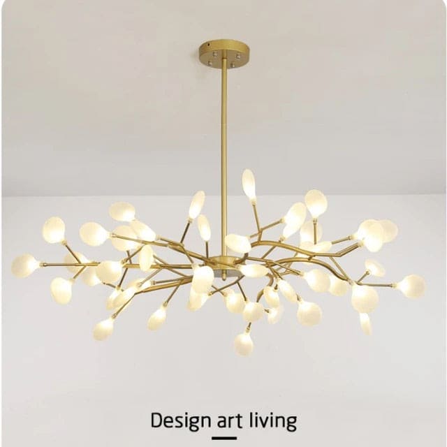 HDC 45 Lights Modern Firefly Sputnik Chandelier for Living room, Branch Led Pendant Lighting