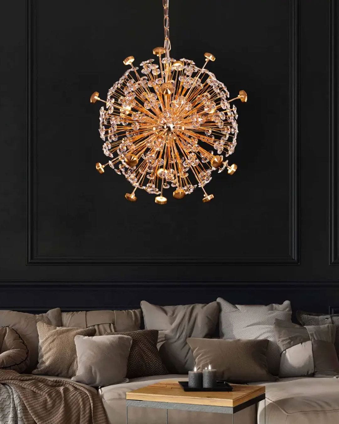 Hdc 500mm Dandelion Crystal Chandelier