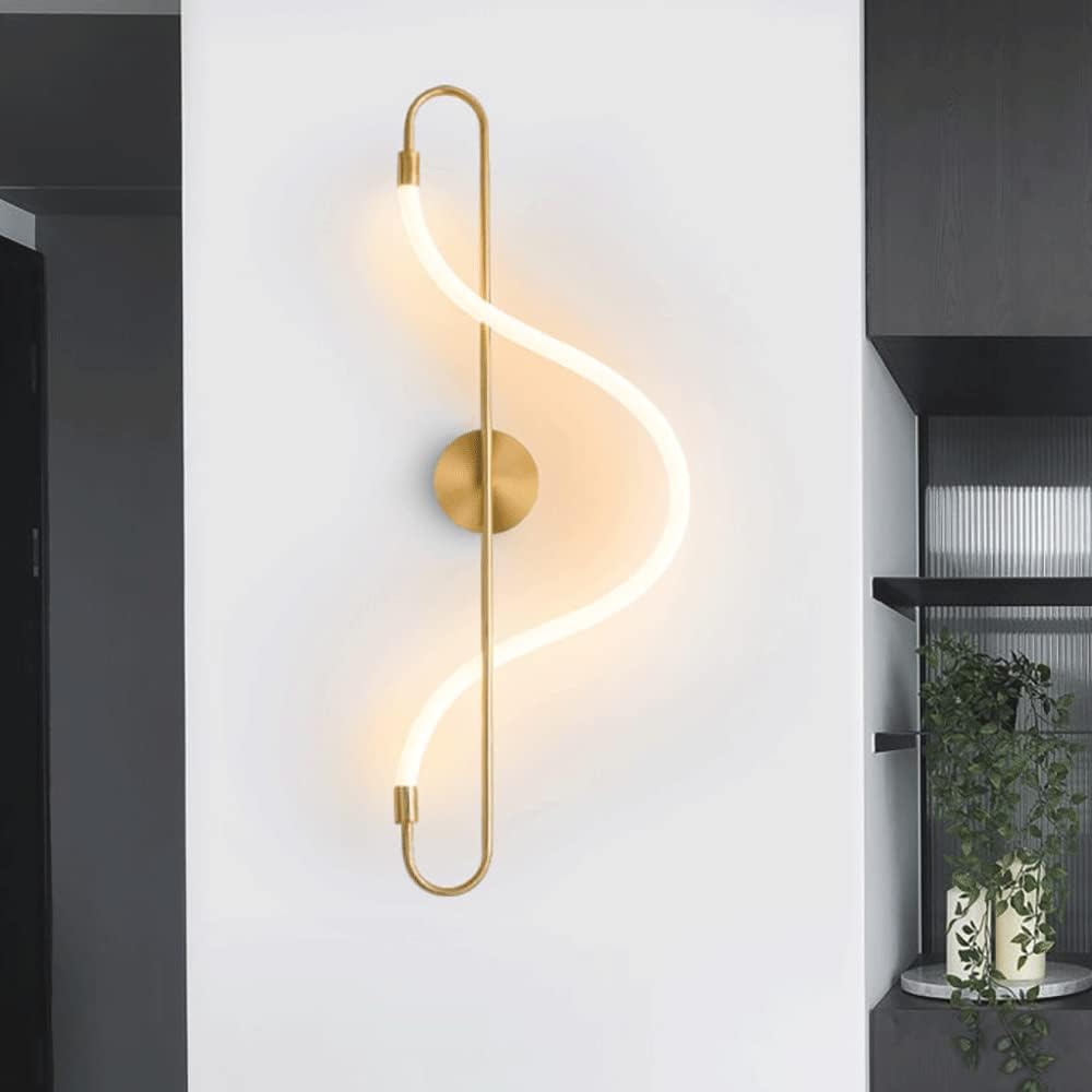 HDC 600mm Led Gold Long Acrylic Tube Wall Light