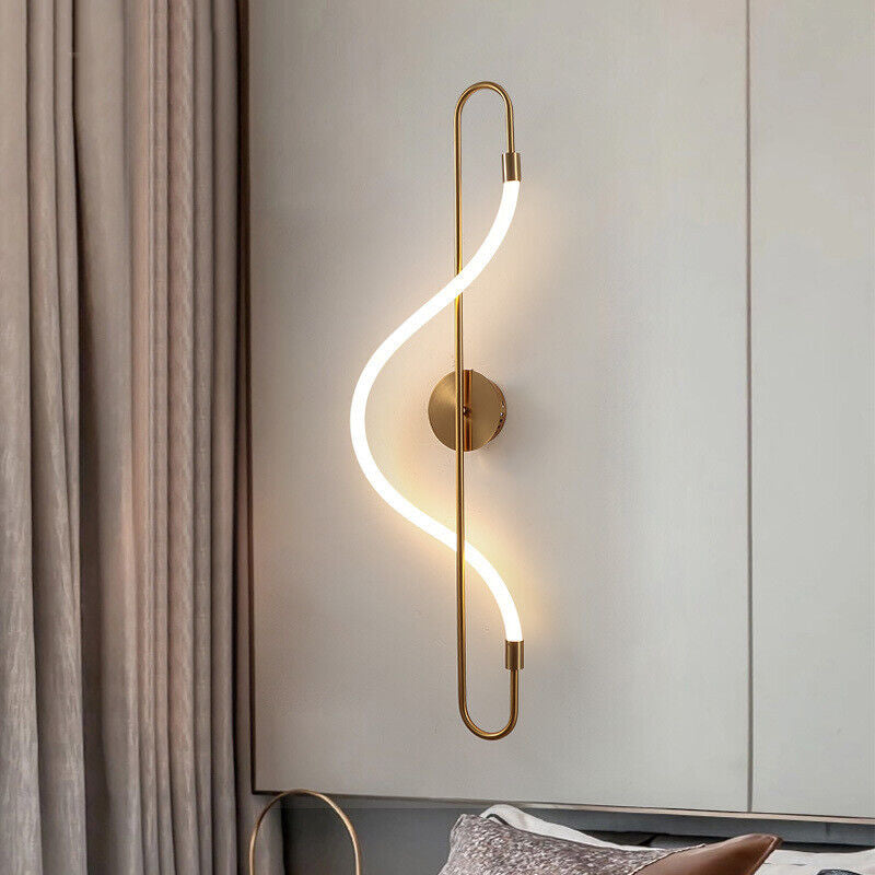 HDC 600mm Led Gold Long Acrylic Tube Wall Light