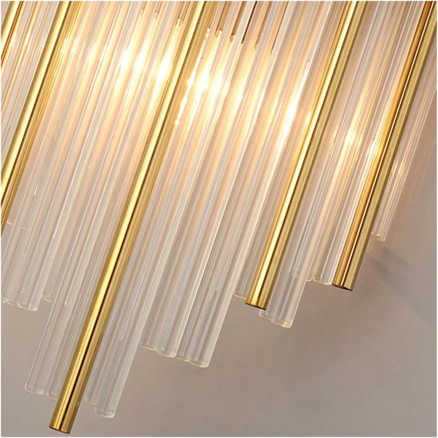 HDC 24w Model Led Crystal Modern Gold Metal Wall Light - Warm White