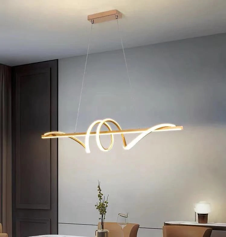 Modern on sale Chandelier Gold LED Pendant Light