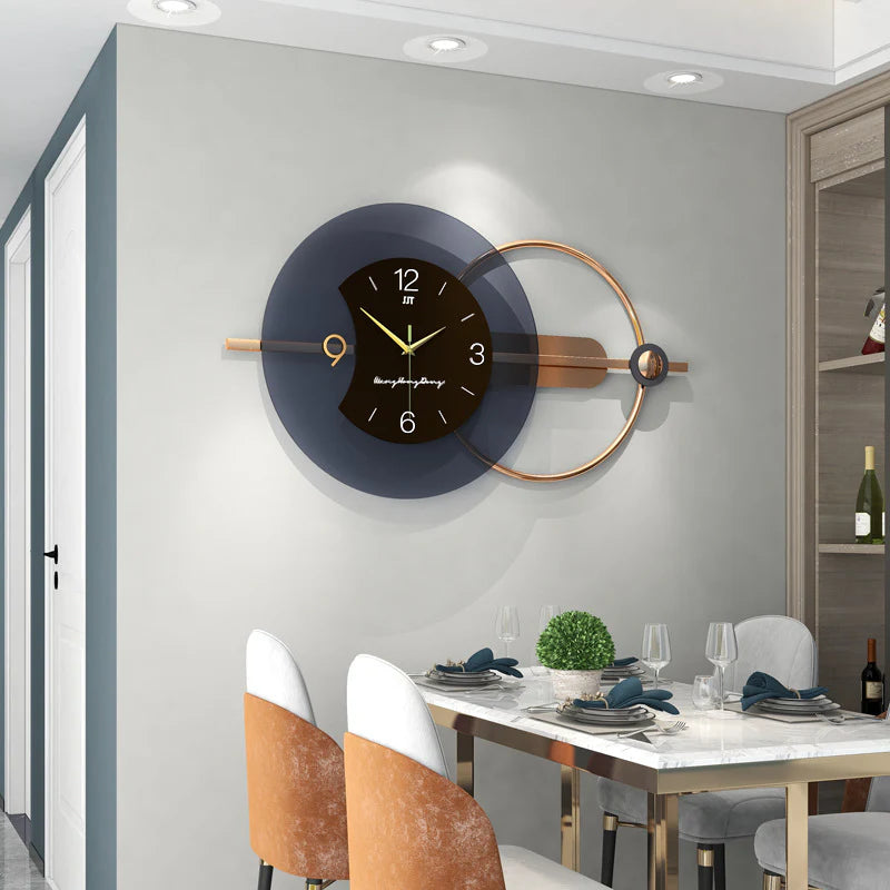 Hdc Modern Creative Wall Clock For Living Room,Bedroom Home Decor