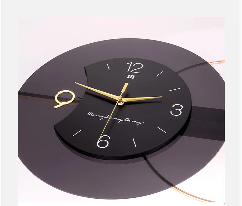 Hdc Modern Creative Wall Clock For Living Room,Bedroom Home Decor