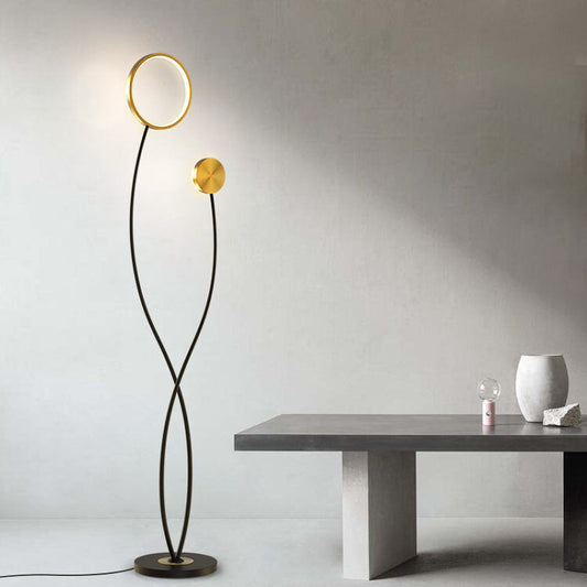 Modern minimalist Nordic light luxury fishing post-modern vertical floor lamp