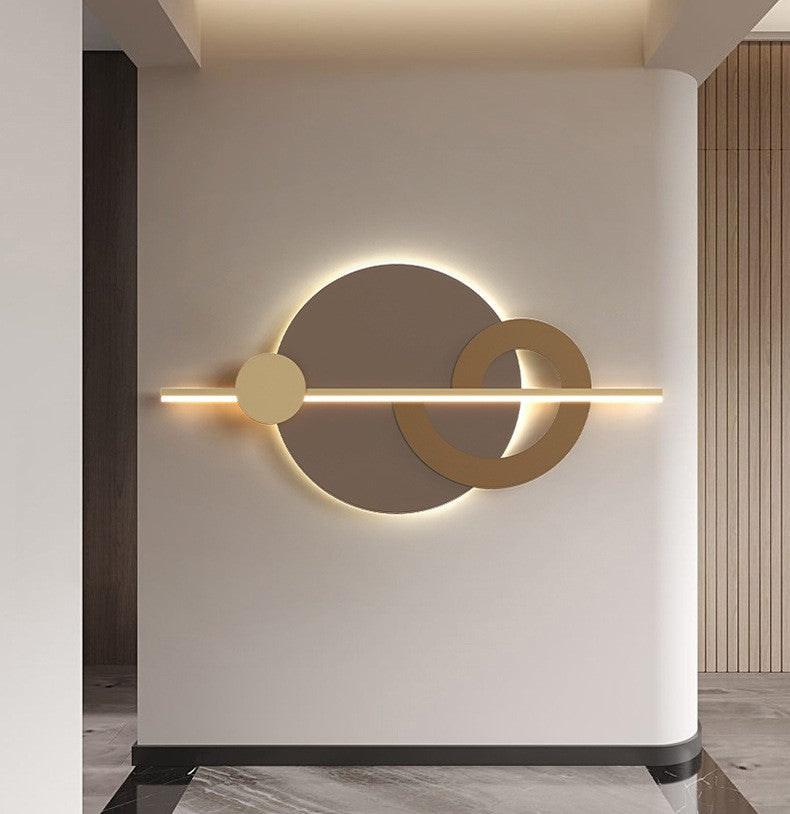 HDC Minimalistic Circle Wall Art With Led