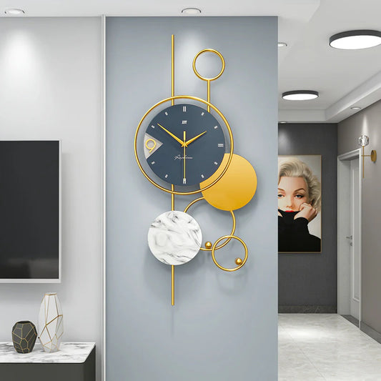 Hdc Modern Creative Nordic Wall Clock For Living Room,Bedroom Home Decor