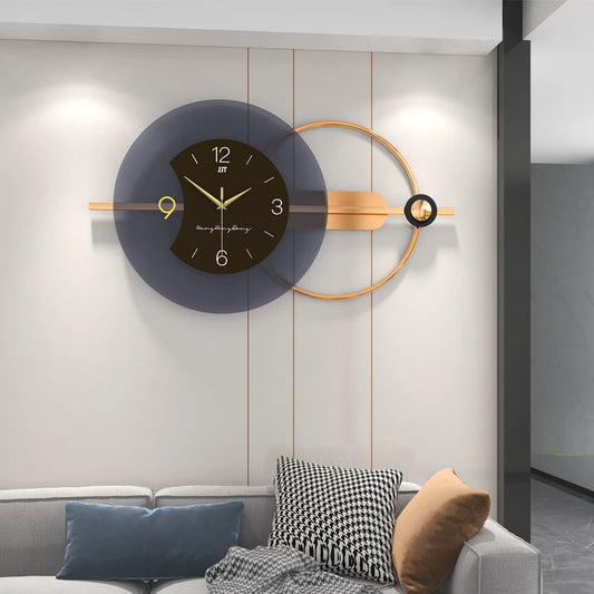 Hdc Modern Creative Wall Clock For Living Room,Bedroom Home Decor