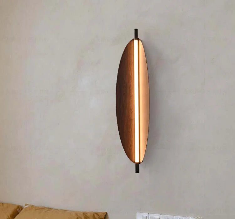 Hdc 600mm Led Wooden Modern Wall Light For Living Room Dining Room Light