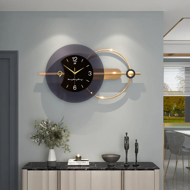 Hdc Modern Creative Wall Clock For Living Room,Bedroom Home Decor